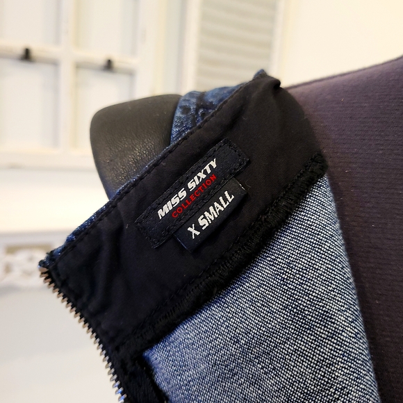 Miss Sixty printed stretch denim Dress XS - Picture 5 of 6